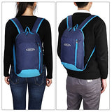 G4Free Outdoor Small Mini Backpack Daypack Bookbags 10L for Kids & Adults(Dark Blue)