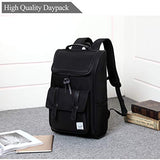 Backpack for men,Vaschy Vintage Water Resistant Daypack Rucksack College School Backpack with Padded 15.6 inch Laptop Compartment