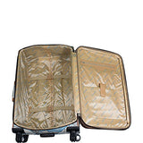 Chariot Map 3-Piece Luggage Set Brown