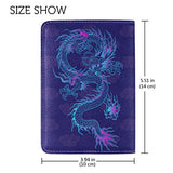 Blue Dragon Genuine Leather UAS Passport Holder Travel Wallet Cover Case