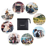 Gonex 28L Lightweight Packable Backpack Handy Travel Hiking Daypack(Black)