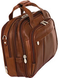 Mckleinusa Damen 80714 R Series Leather Detachable-Wheeled Laptop Case (Brown)