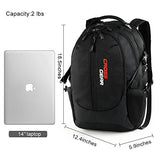 Crossgear Backpack With Lock Business Casual Large College School Daypack Laptops And Tablets Bag