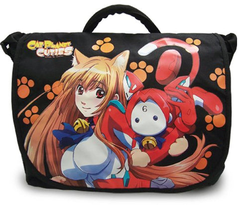 Great Eastern Entertainment Cat Planet Cuties Eris & Assist-A-Roid Messenger Bag
