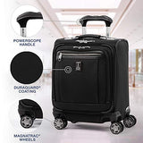 Travelpro Luggage Platinum Elite 16" Carry-on Spinner Tote with USB Port, Shadow Black