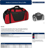 Port & Company Adjustable Shoulder Strap Two-Tone Duffle Bag