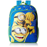 Despicable Me Boys' Universal Multi Compartment 16 Inch Backpack, Blue