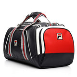 Fila Unisex Striker Duffle Bag, Navy, White, Chinese Red, One Size