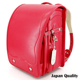 Ransel Randoseru upscale Japanese school bags for girls and boys With Rain Cover (NEW Red)
