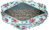 Vera Bradley Iconic Compact Weekender Travel Bag, Signature Cotton, Water Bouquet