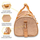 Bixbee Girls' Little Duffle, Gold