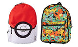 Pokemon Trainer 17 Large Backpack Bag Flip Pak With 4-Pack Toys Bracelets