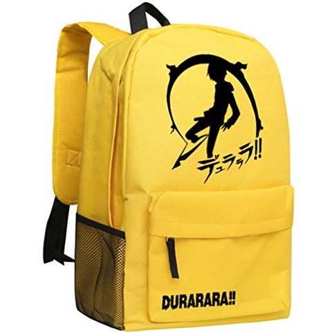 Gumstyle Drrr Durarara Backpack Anime School Bag Classic Schoolbag Yellow