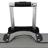 London Fog Cambridge Ii 29" Expandable Spinner, Olive Houndstooth