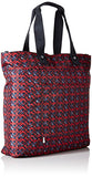 Lizzie Printed Laptop Tote Shoulder Bag, Groovy Lines, One Size