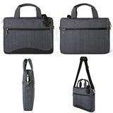 VanGoddy Wave Slim Charcoal Anti Theft Messenger Bag for Dell Latitude/Inspiron / Precision