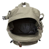 Navy Seal Team DEVGRU Frog Skeleton Army Sport Heavyweight Canvas Backpack Bag in Olive & Black,