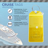 Shacke Cruise Tags Zip Seal - Etag Holders & Steel Loops