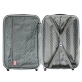 Dejuno Neato 3-Piece Hardside Spinner Combination Lock Luggage Set, Navy