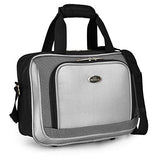 U.S. Traveler New Yorker 4-Piece Luggage Set in Silver Gray