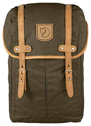 Fjallraven - Rucksack No. 21 Small Backpack, Fits 13" Laptops, Dark Olive