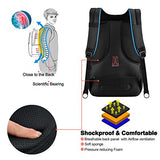 KOPACK Laptop Backpack Slim Business Travel Backpack Bag Pack 17 16 inch Grey Computer Daypack