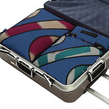 BAGAIL 4 Set Packing Cubes,Travel Luggage Packing Organizers with Laundry Bag Navy