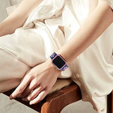 INTENY Compatible for Apple Watch Band 42mm with Case, Soft Silicone Sport Wristband with Apple