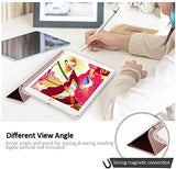 Valkit iPad Mini 5th Generation 2019 Case, iPad Mini 4 Case,Shockproof Protective Smart Folio Stand Protective Heavy Duty Rugged Impact Resistant Armor Cover[with Auto Sleep/Wake], Rose Gold