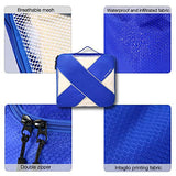 P.travel 6Pcs Packing Cubes for Travel Lightweight Luggage Organizer Bag Travel Cubes (Blue)