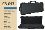 T.Z. Case International Cb043 B 44 5/8 X 16 5/8 X 6 1/8-Inch Molded Utility Case With Wheels, Black