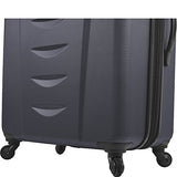 Mia Toro Italy Tasca Moderna Hardside Spinner Luggage 3 Piece Set - Burgundy