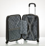 Rockland 20 Inch Polycarbonate Carry On, Crocodile, One Size