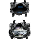 Berchirly Mens Messenger Laptop Bag Business Travel Duffel Weekender Bag Black