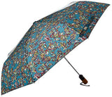 Sakroots Artist Circle Umbrella, Teal Treehouse