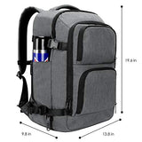 Dinictis 40L Carry on Flight Approved Travel Laptop Backpack for Men Wowen, Business Weekender Bag-Dark Grey