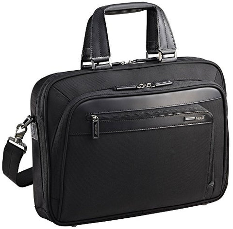 Zero Halliburton Profile 3 Inch Slim Computer Brief, Black, One Size