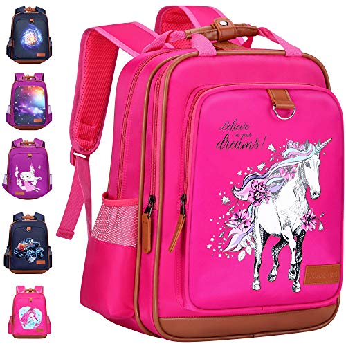Unicorn Backpack for Girls 15" | Durable and Functional School Kids Book Bag, Perfect Bag for Kindergarten or Elementary