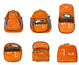 Outlander Packable Lightweight Travel Hiking Backpack Daypack (New Orange)
