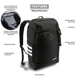adidas Midvale Backpack-Black, One Size