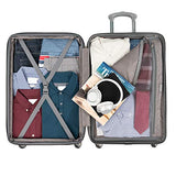 Citadel Deluxe 20" and 24" Hardside Spinner Luggage Set by Travelpro, Gun Metal Gray