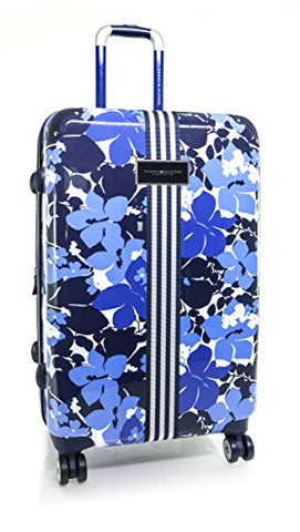 Tommy Hilfiger Floral Hardside 24" Spinner, Luggage, Blue Floral