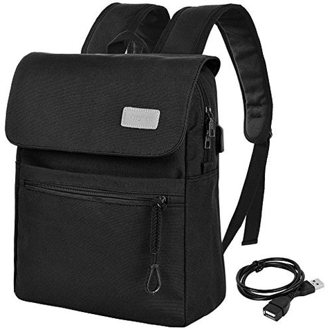 Vbiger Mens Canvas Laptop Backpack Large Capacity Vintage School Daypack Travel Backpack With Usb