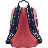 Fuel Terra Sport Spacious School Backpack With Front Bungee, Blue/Coral