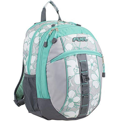 Fuel Sport Active Multi-Functional Backpack, Soft Silver/Turquoise