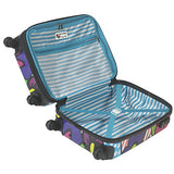 Mia Toro Flower Largo Hardside 28 Inch Spinner, Flowery