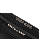 Ben Sherman Kingsway Leather Double Compartment 15" Computer Briefcase in Black