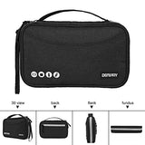 Defway Passport Wallet RFID Blocking Travel Organizer Bag, Family Passport Holder with ID Window