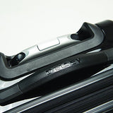 Delsey Luggage Passenger Lite Large Checked Luggage Spinner Suitcase, Black