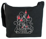 Dancing Participle Enchanted Castle Embroidered Sling Bag